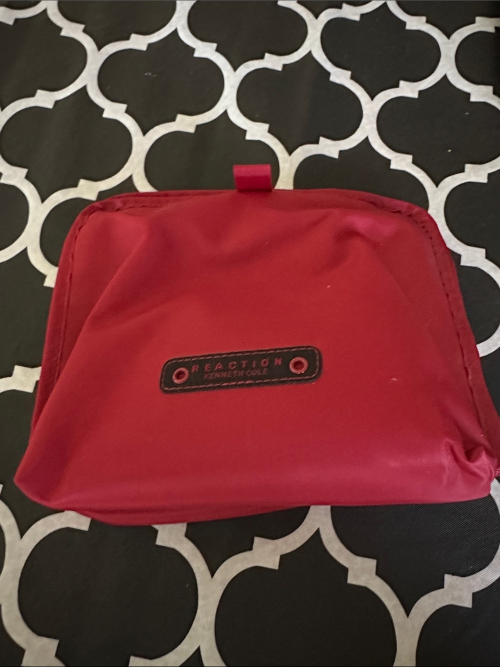 Kenneth Cole Reaction Red Cosmetic Pouch
